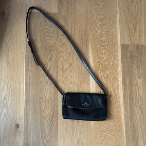 Kate Spade Black Leather Crossbody Bag